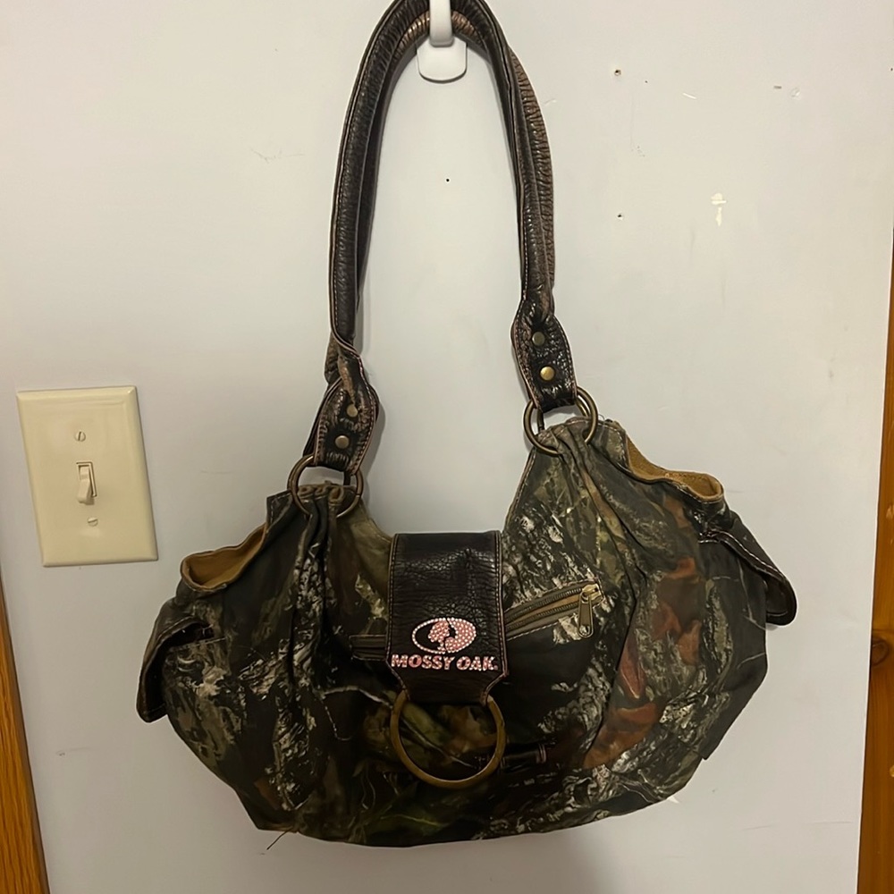Mossy oak camouflage purse
